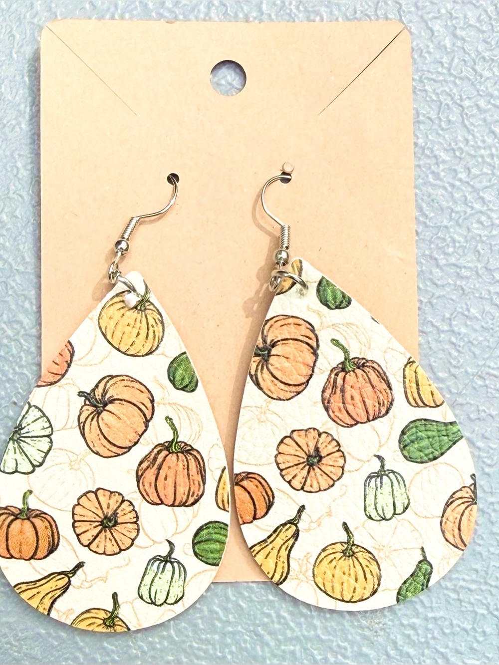 Faux Leather Dangle Earrings Halloween Fall  Fashion Jewelry